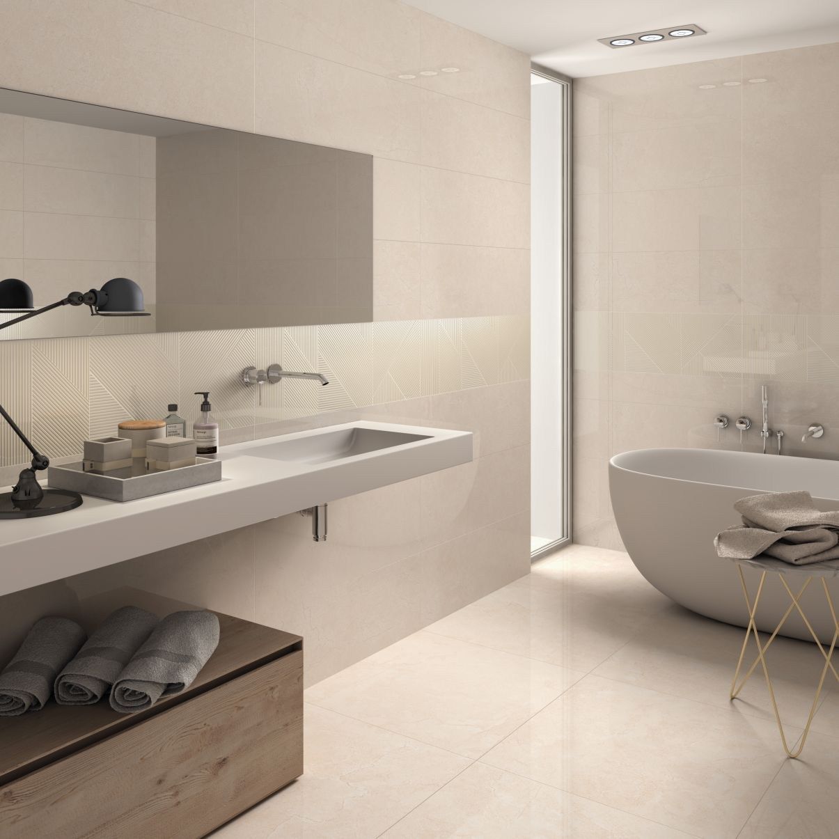 Пол из керамогранита с мраморным эффектом Supergres Чистота мрамора ARCH-00080391 - Вид №20