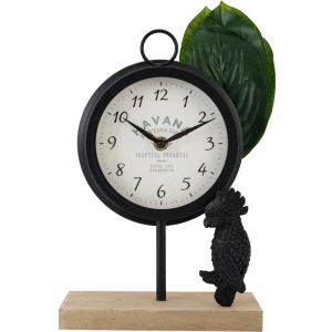 Часы настольные Atmosphera с цветком 9.2x28.5x19 см 179416