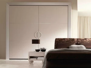 CorteZari Шкаф деревянный с копланарными дверцами Zoe silver 507