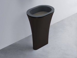 AMLA65-BA+AMPILO-FN+AMCOLO-LV Раковина Amedeo Ovale отдельностоящая cielo Enjoy + Amedeo