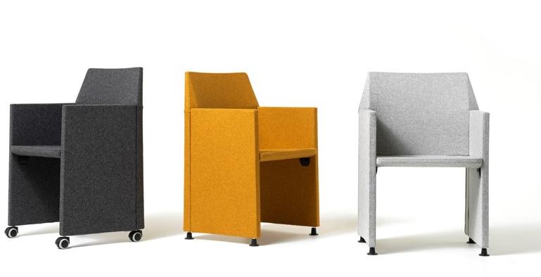 Diemme Стул для конференций из ткани с подлокотниками Origami sun-id-1347524 - Вид №4