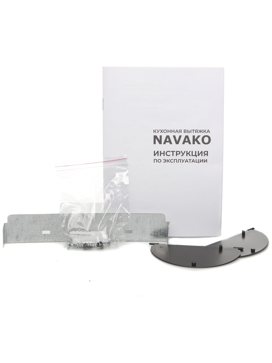 Вытяжка наклонная Vector 60 White NAVAKO 17005 - Вид №8