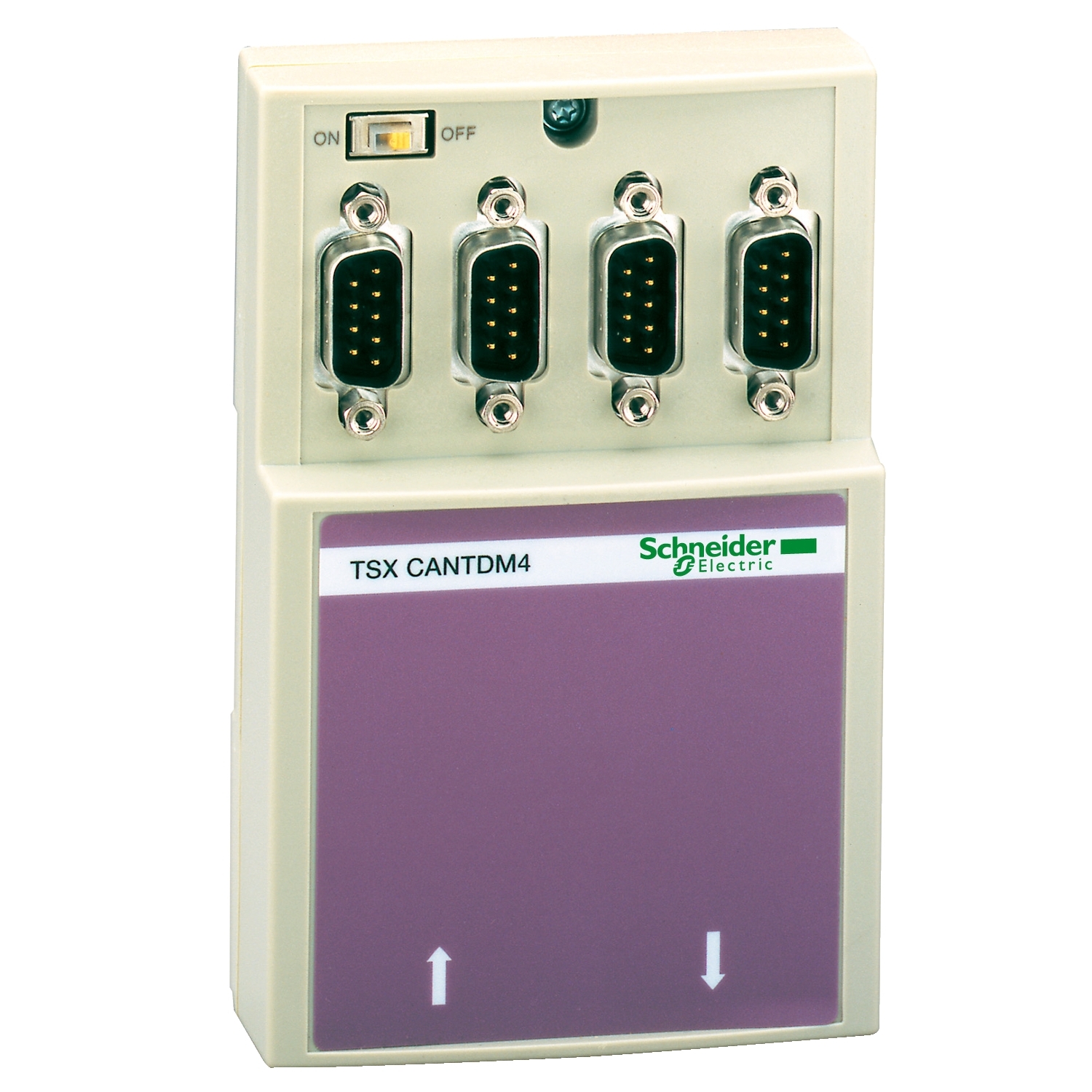 TSXCANTDM4 CANOPEN TAP С 4 ПОРТАМИ SUB-D 9P Schneider Electric Сетевые компоненты 