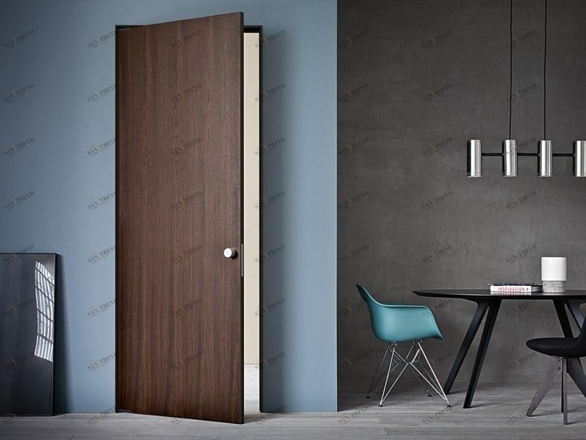 Lualdi Распашная дверь из алюминия и стекла со скрытыми петлями Architectural Santreyd sun-id-1483199