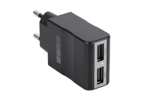 17458524 Зарядное устройство от сети , RT:2USB ток 2A, B201 30710 Interstep
