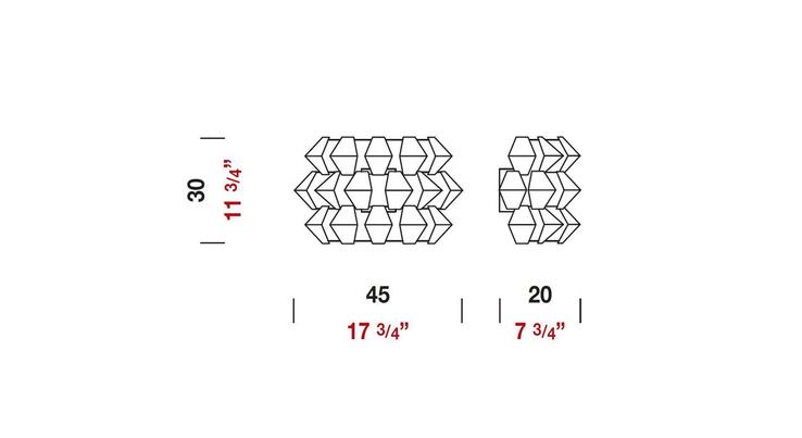 Panzeri A3001 Agave светильник настенный 91278 - Вид №2