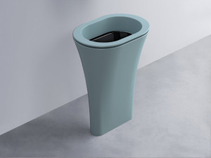 AMLA65-PL+AMPILO-N+AMCOLO-PL Раковина Amedeo Ovale отдельностоящая cielo Enjoy + Amedeo