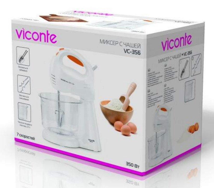 9057698 Миксер Viconte VC-356 белый STDN-0033298 - Вид №1