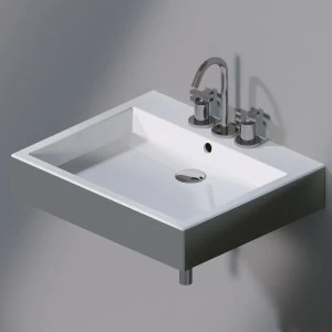 L255251 Подвесная раковина настенная прямоугольная A. e T. Italia