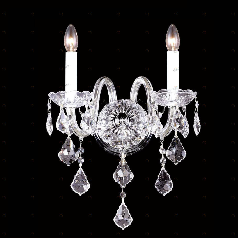 Бра Crystal Lux Queen AP2 CRYSTAL LUX СВЕЧА 077458 Белый;прозрачный 