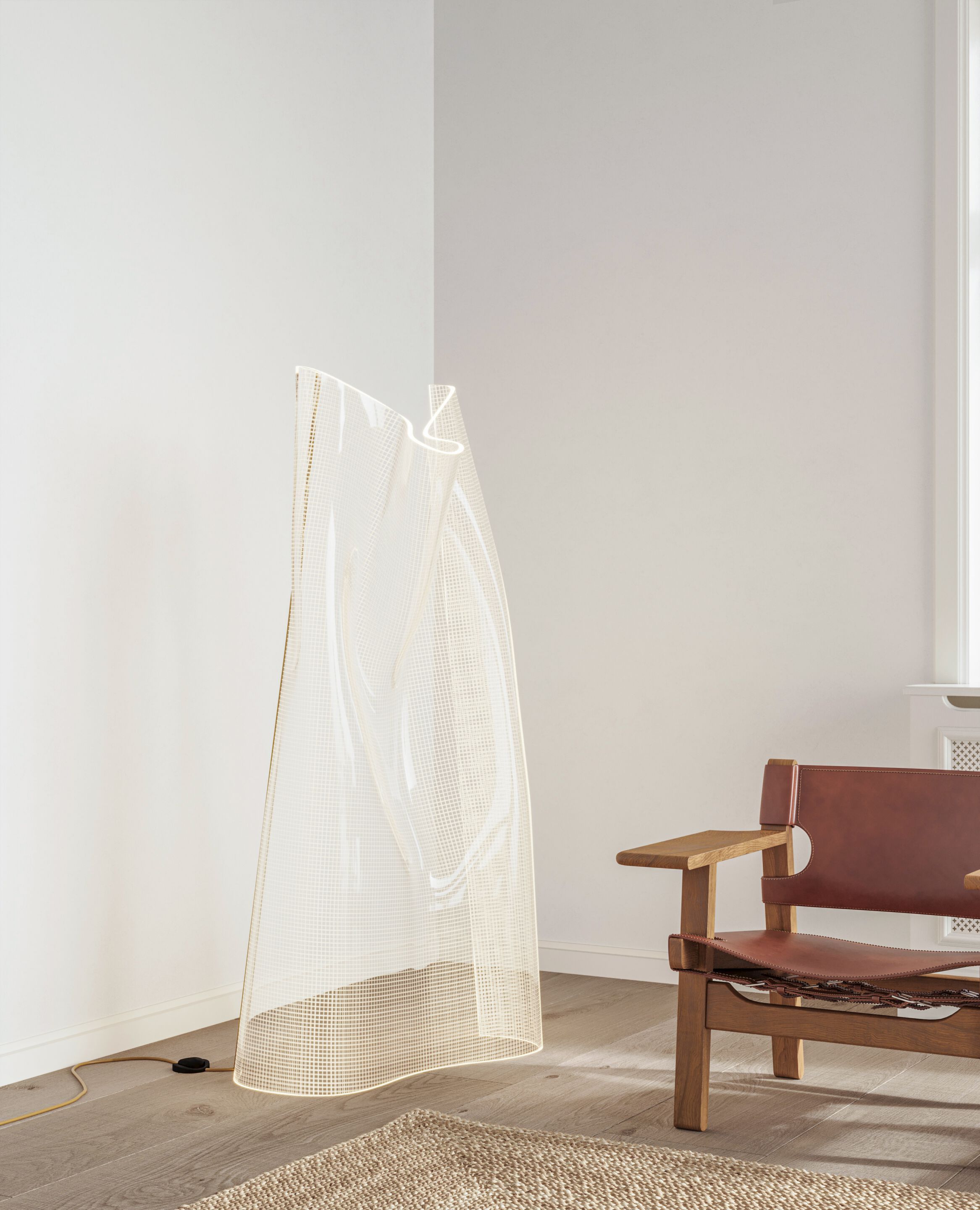 Акриловый светодиодный торшер ручной работы с диммером PARACHILNA GWEILO ARCH-00145989 - Вид №15