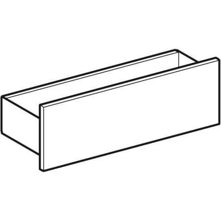 500.617.JL.2 Настенная полка Geberit Acanto Geberit  - Вид №1