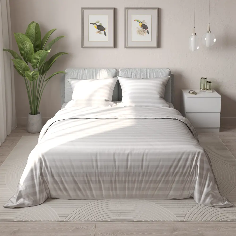 Комплект постельного белья Capresa полутораспальный белый STLM-1393754 89365485 