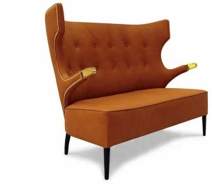 BRABBU 2-х местный кожаный диван Sika