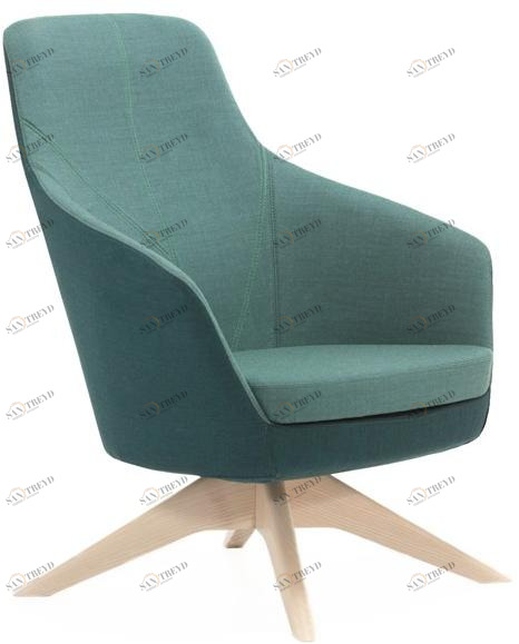 Albaplus Кресло-топчан из ясеня с высокой спинкой Folha 2018/084/ita