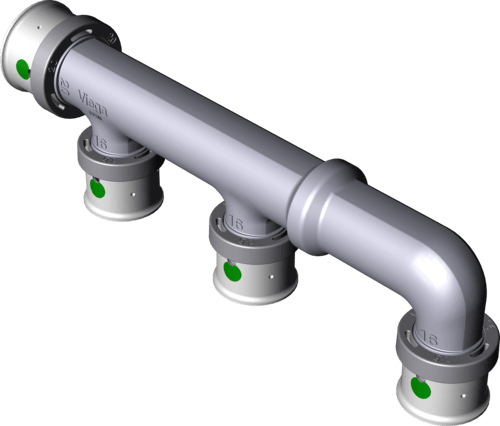 610 111 Модель 4733 Трубопроводные системы  Pexfit Pro  Коллекторы Santreyd  - Вид №2