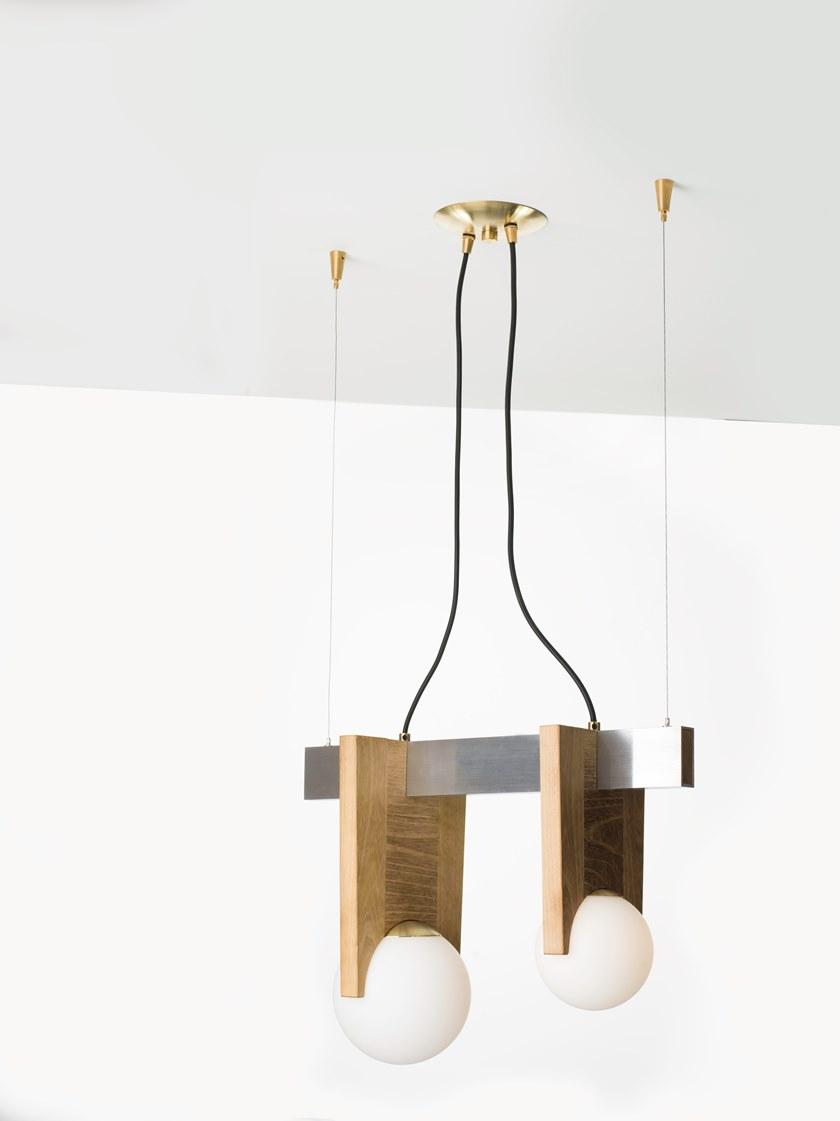 Pascal & Philippe Подвесной светильник из дерева и алюминия Juliette sun-id-1457394 - Вид №5