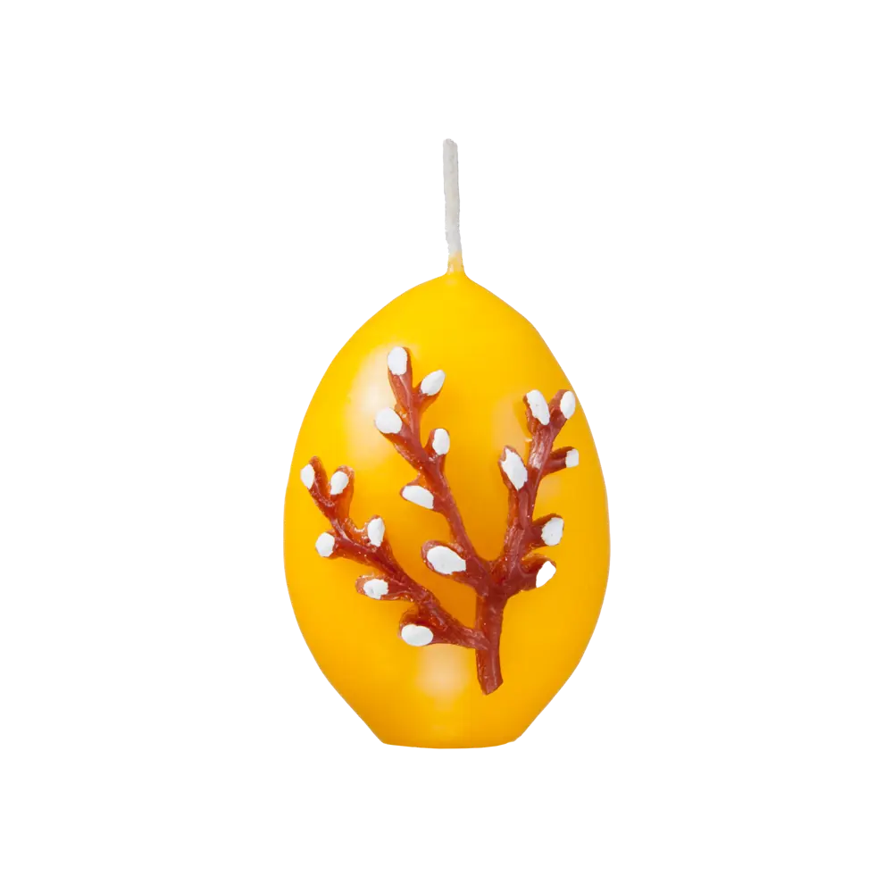 Свеча Яйцо пасхальное с аппликацией цвет в ассортименте 9 см Santreyd STLM-2108848 - Вид №3