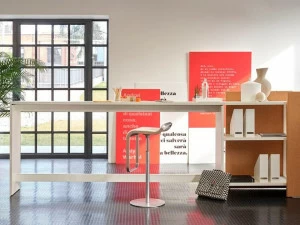 Citterio Стол для совещаний прямоугольный высокий Bridge