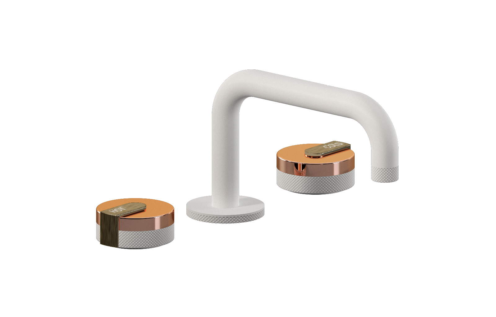 E-11510-R1RG-L1VBB-WT Смеситель для умывальника на 3 отвертия GRAFF MOD+