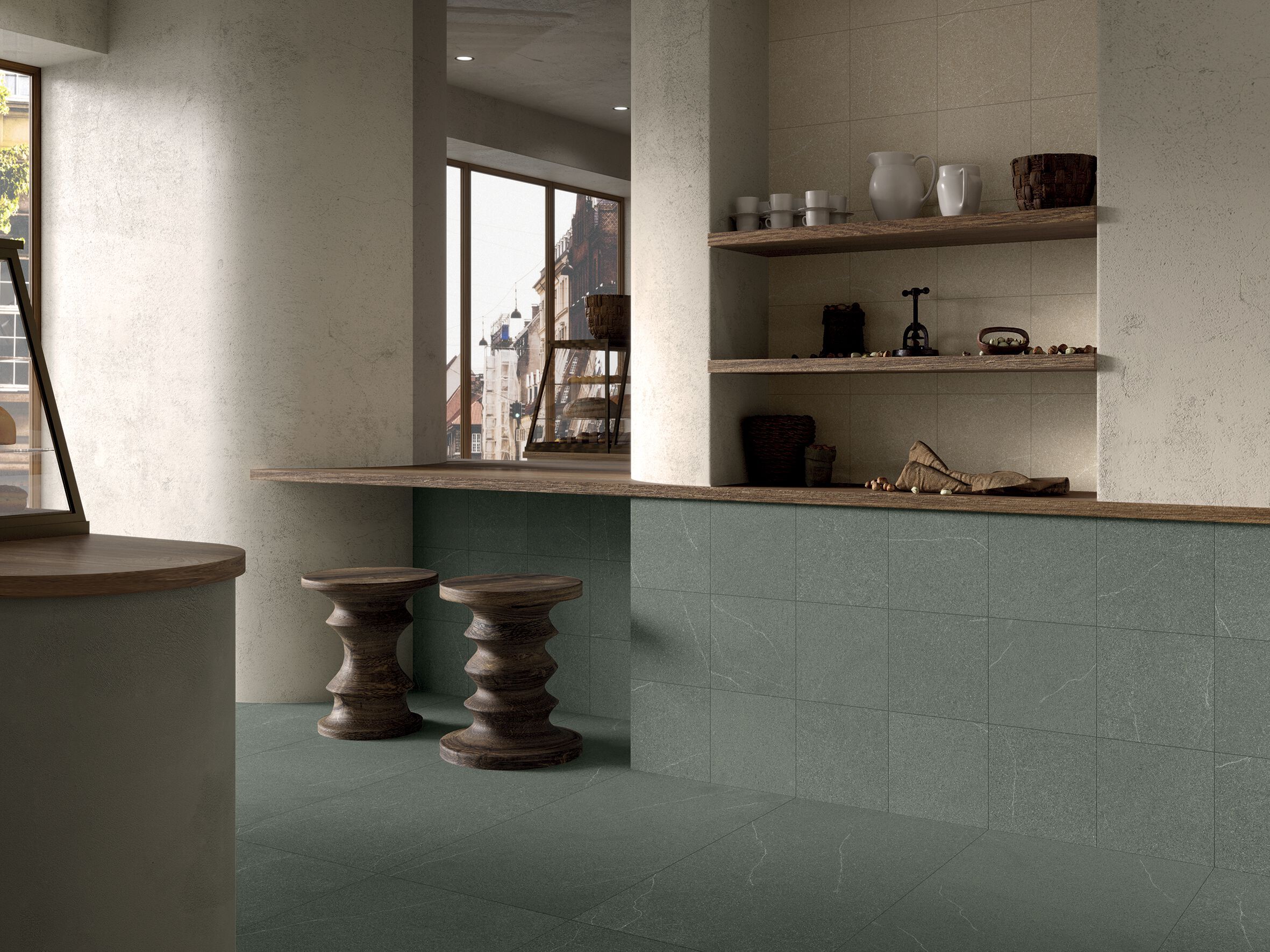 Пол / керамогранит с эффектом цемента MARINER Limeblend ARCH-00051567 - Вид №2