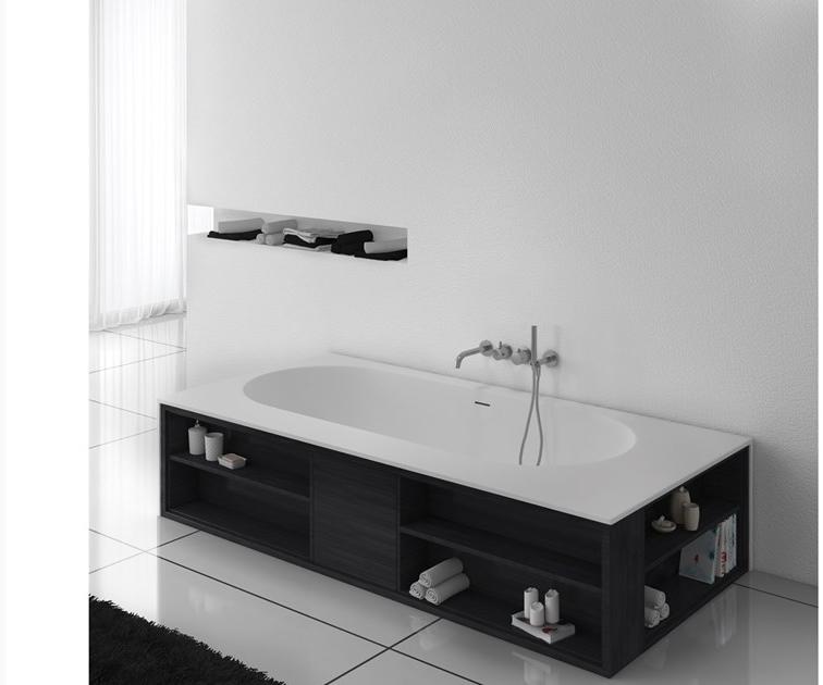 Blu Bathworks® Отдельностоящая ванна синего цвета ∙ stone ™ Amanpuri Bt6700 - Вид №2