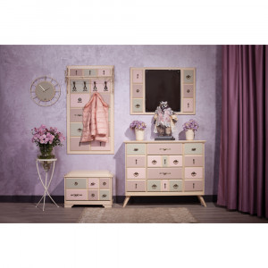 11535 Комод Пандора 2 Айвори Акварель BOGACHO