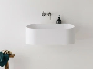 Подвесная раковина настенная овальная Not Only White Fuse белая