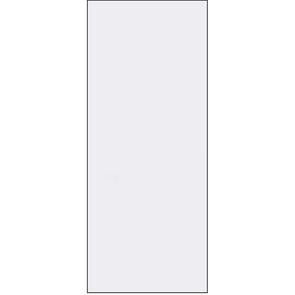 Дверь межкомнатная глухая Invisible 90x220 см цвет белый с замком левая VELLDORIS STLM-2129604 - Вид №2