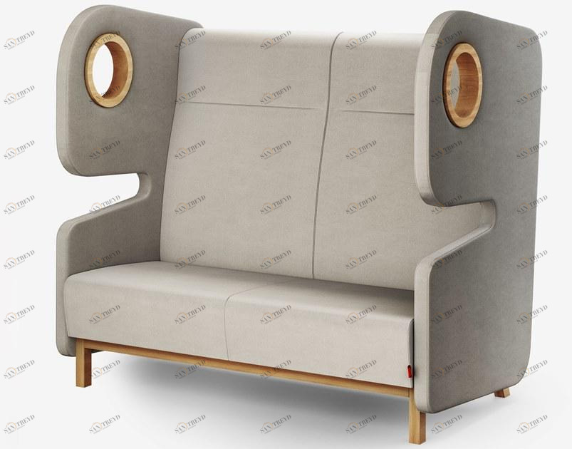 Mikomax Smart Office Диван из шерсти с высокой спинкой Packman sun-id-1419374