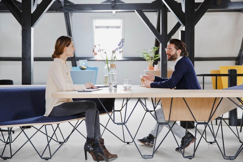 Prooff Несколько деревянных рабочих станций для открытого пространства  #005.01  - Вид №3