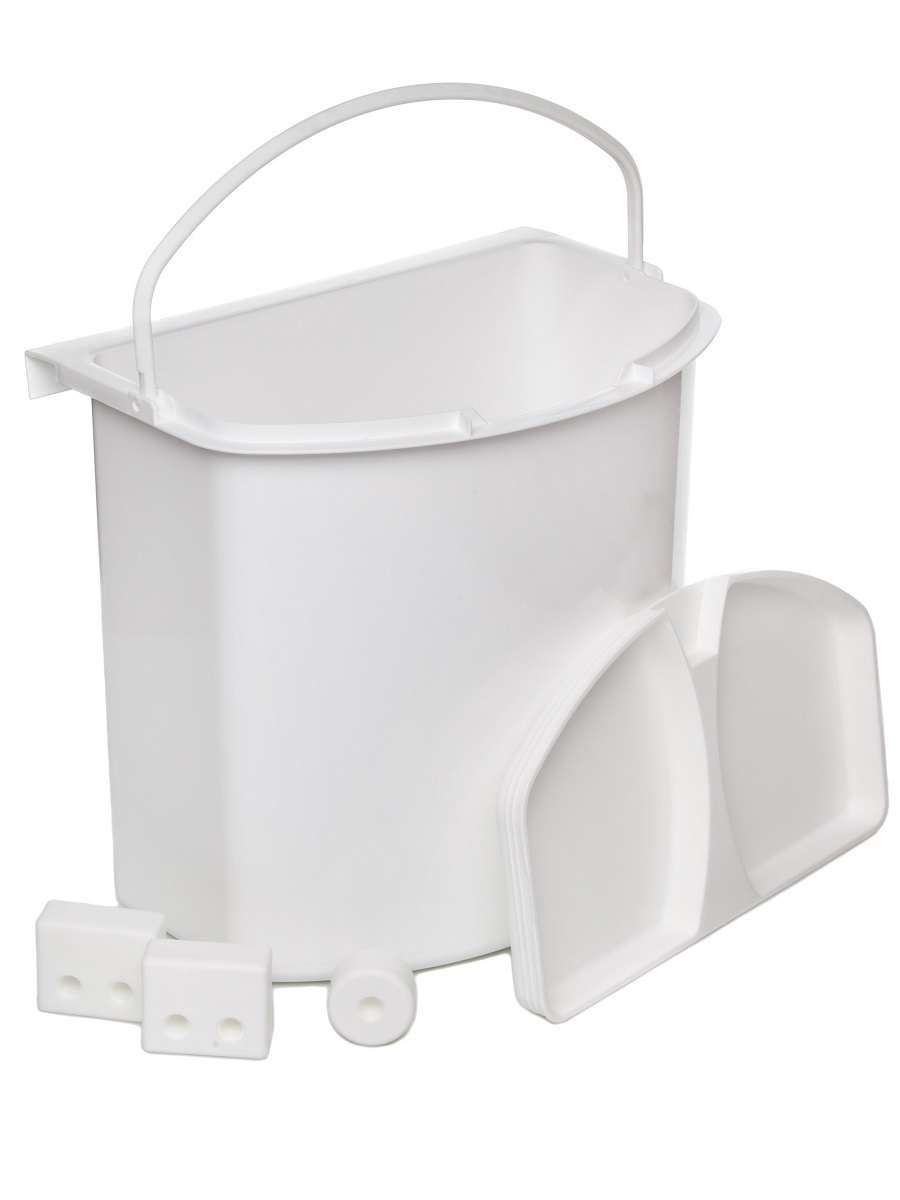 Контейнер для мусора на дверцу Theta 7 White NAVAKO 10023 - Вид №3