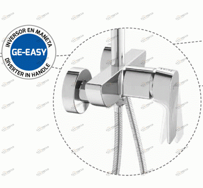 GENEBRE Cm64110 32 Однорычажная раздвижная стойка с комплектом 