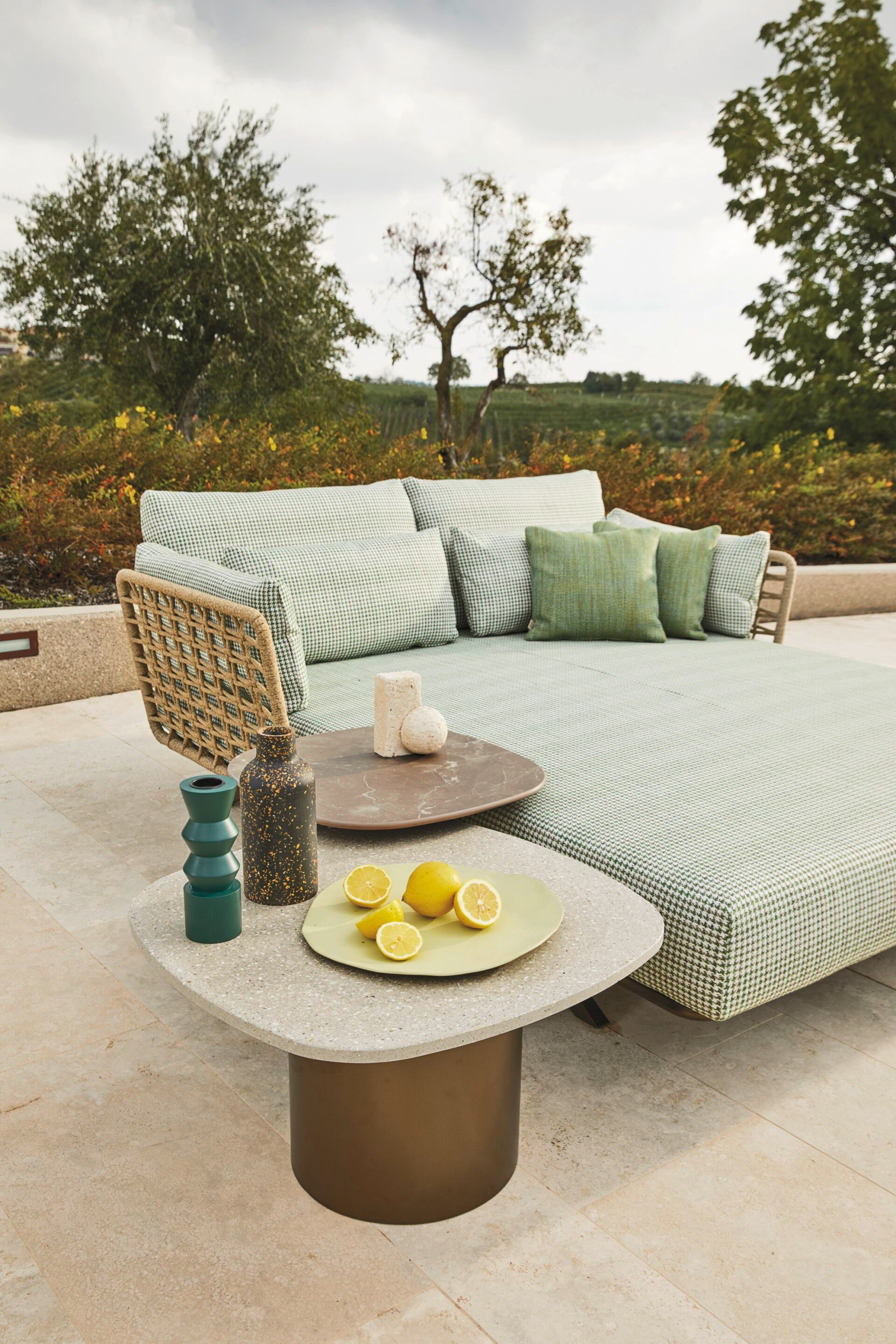 Плетеная кровать из полиэстера с подлокотниками Roberti Armàn ARCH-00022985 - Вид №5