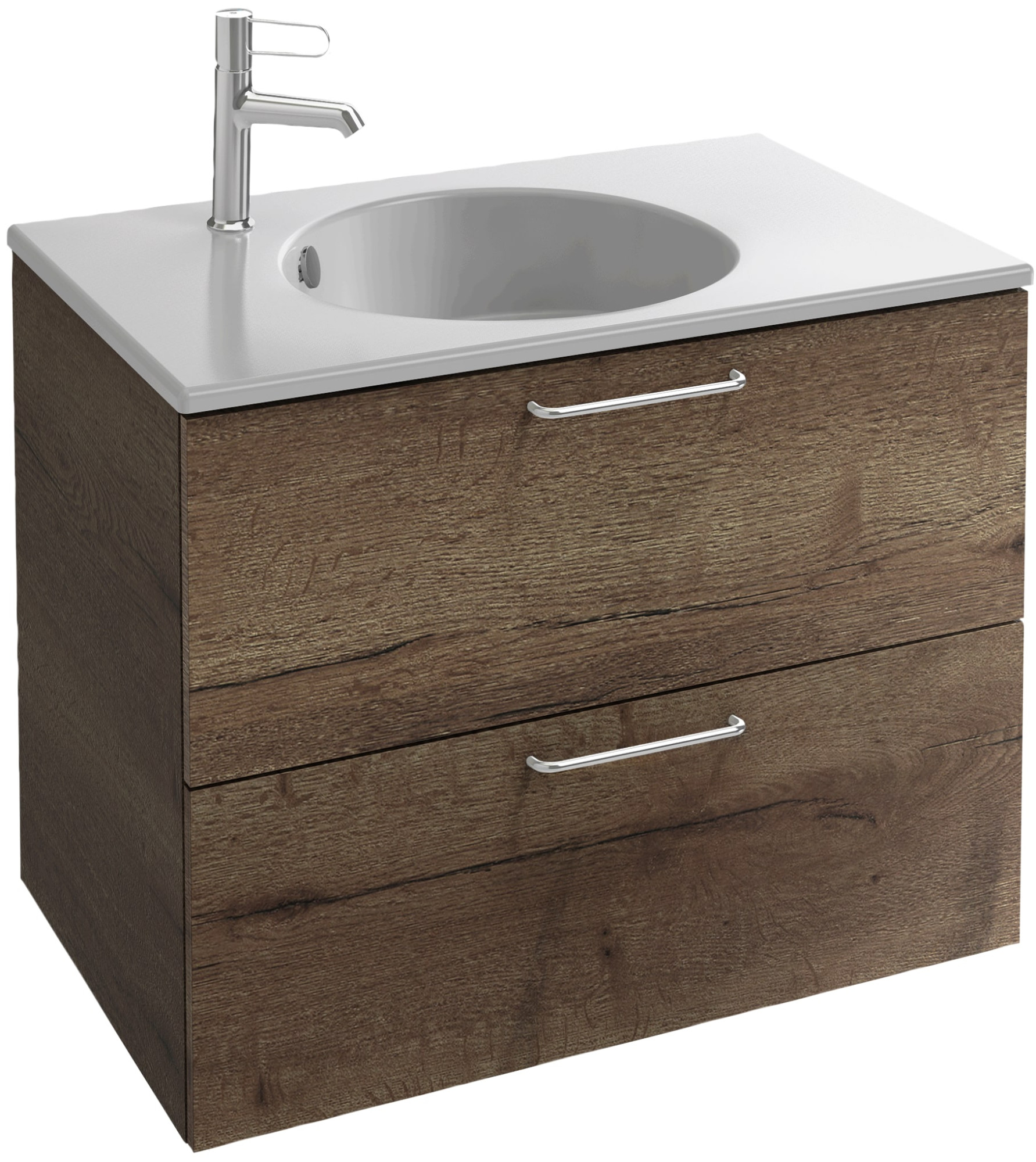 EB2521-R5-E10 Тумба под столешницу 70 см, 2 ящика, хромированная ручка JACOB DELAFON ODÉON RIVE GAUCHE ODEON RIVE GAUCHE