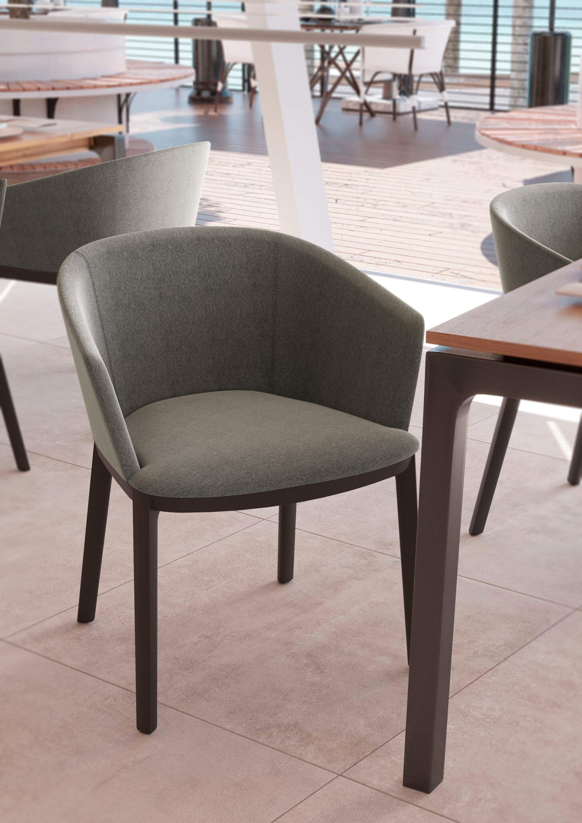 Мягкий стул с подлокотниками Resol Rest ARCH-00148377 - Вид №14