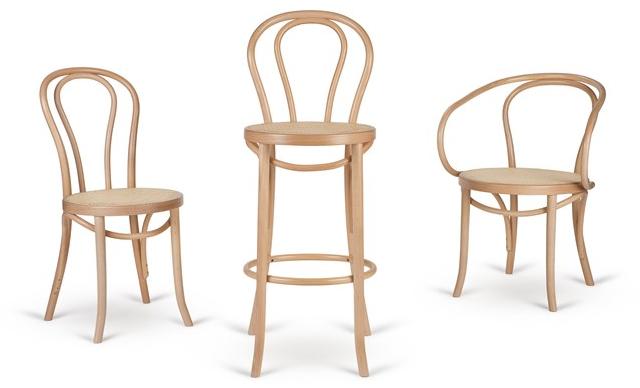 Paged Высокий табурет из бука со спинкой 1840 sun-id-1416595 - Вид №3