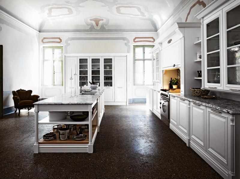 Cesar Лакированная кухня с островом Elite sun-id-1464920 - Вид №1