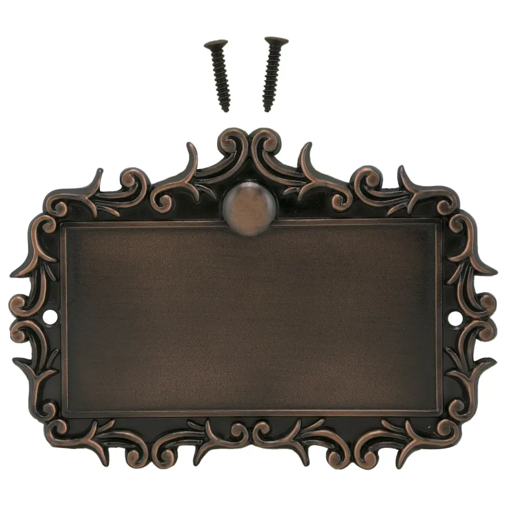 Пластина для номера Larvij металл цвет металл STLM-2013534