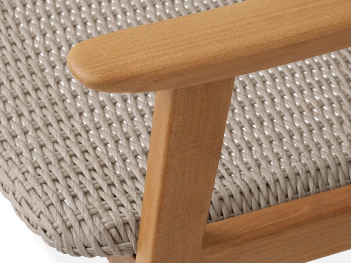 Стул для сада из тикового дерева с подлокотниками Eichholtz Гонолулу ARCH-00009274 - Вид №4