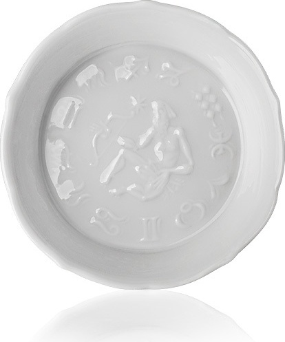 93215 Meissen Розетка 8см "Стрелец" (белая) Фарфор 