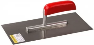 Гладилка стальная прямая 130х280мм серия MASTER с деревянной ручкой Stayer