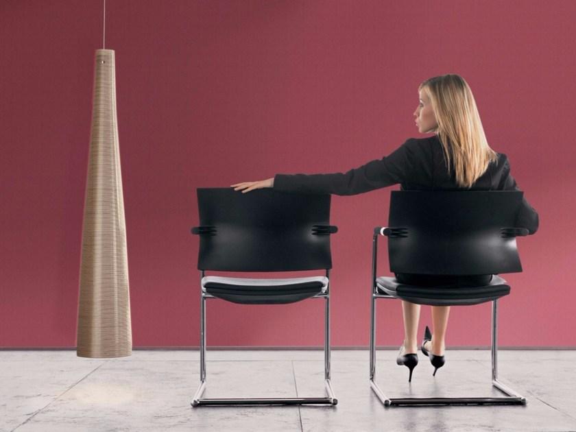 Luxy Консольный стул с обивкой из полипропилена и кожи Aire jr sun-id-1463997 - Вид №2