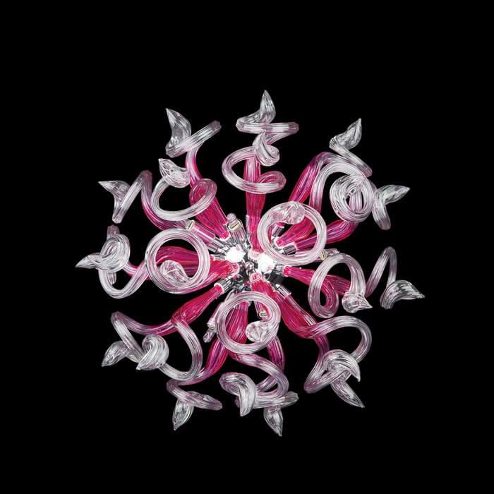Бра настенное розовое Lightstar Medusa 890652 LIGHTSTAR ОРИГИНАЛЬНЫЕ 00-3888995 Розовый  - Вид №1