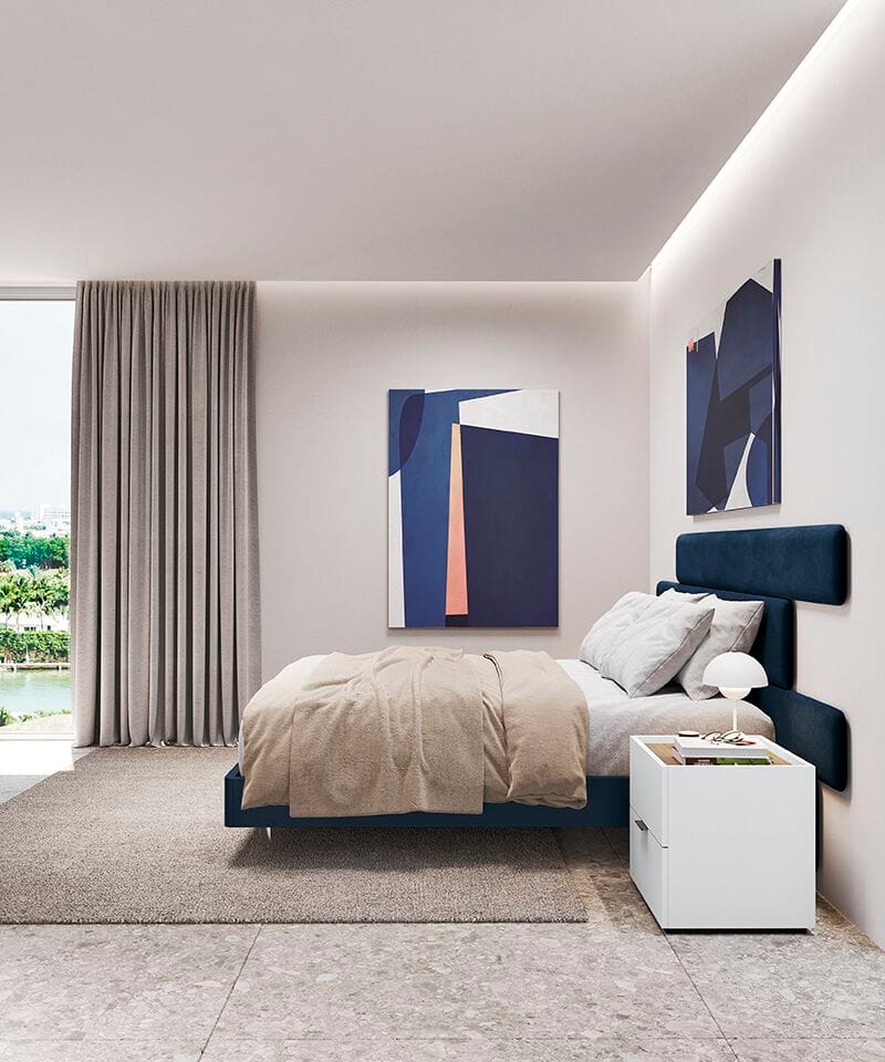 Деревянная прямоугольная тумбочка с ящиками Febal Casa Dido ARCH-00077996 - Вид №4