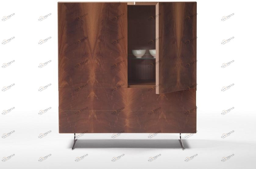 Flexform Буфет из красного дерева с распашными дверцами Piuma sun-id-1511811