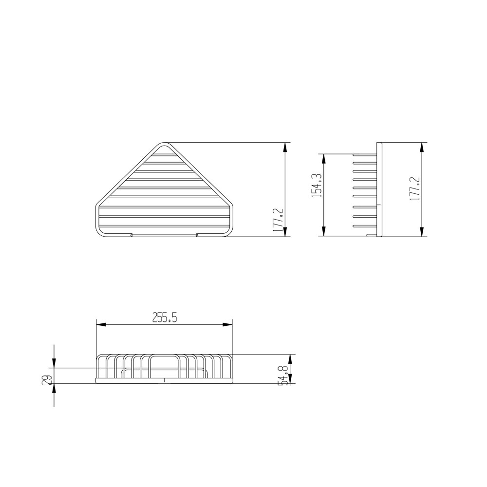 RBK3508 Полка , угловая Raiber  - Вид №2