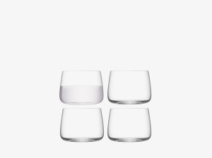 Набор стеклянных стаканов для воды - 360 мл