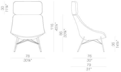 Lapalma Мягкое кресло Auki S112 - Вид №5