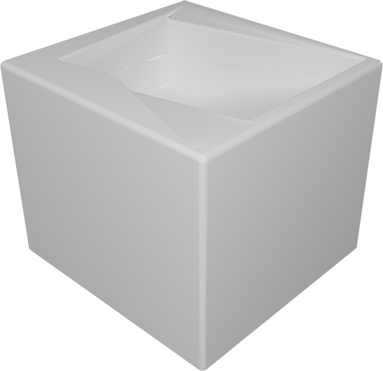 LAOZ420 Подвесная раковина настенная GSG CERAMIC